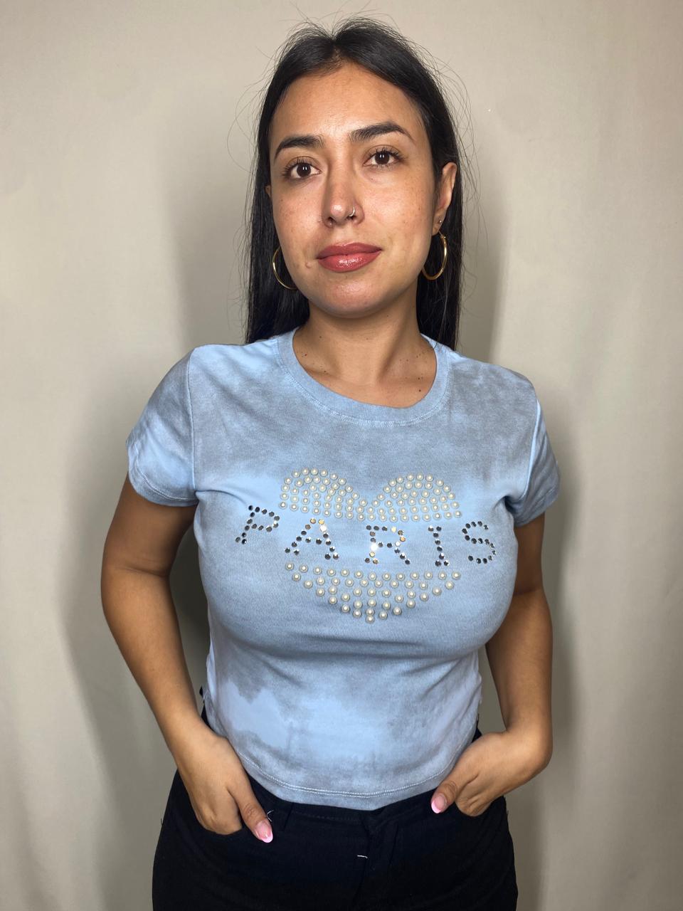 Polera Paris Perlas