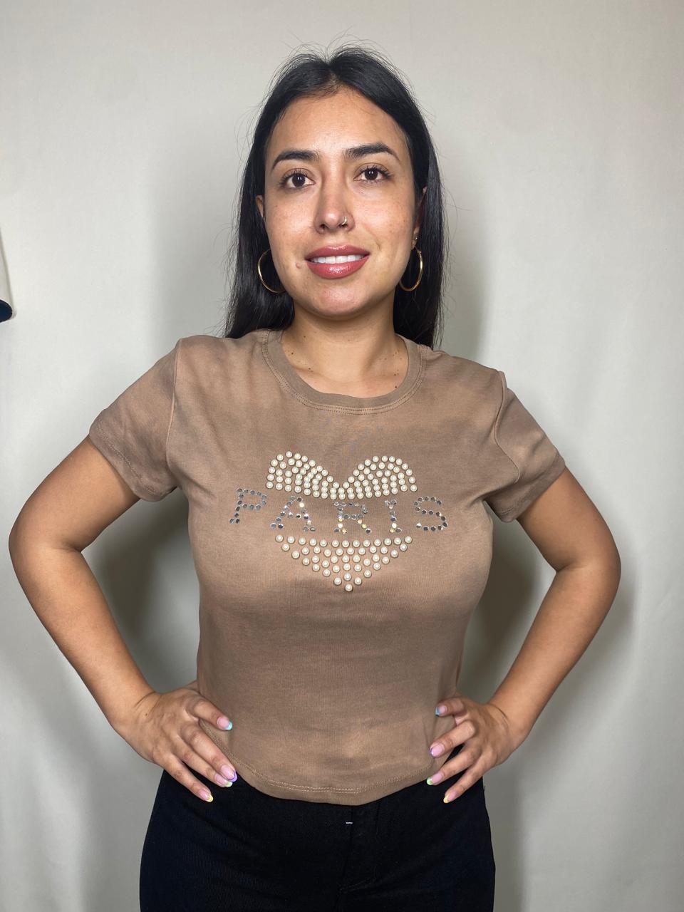 Polera Paris Perlas