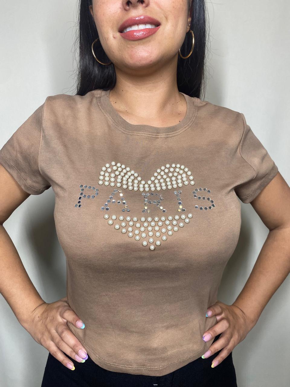 Polera Paris Perlas