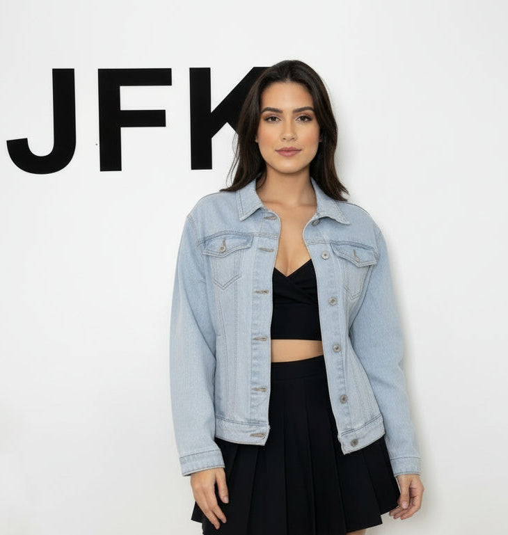 Chaqueta Celeste de Jeans