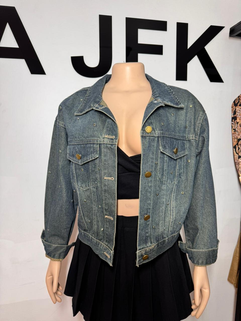 Chaqueta Semioversize Brillo