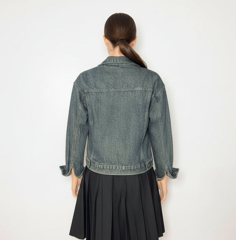 Chaqueta Semioversize Brillo