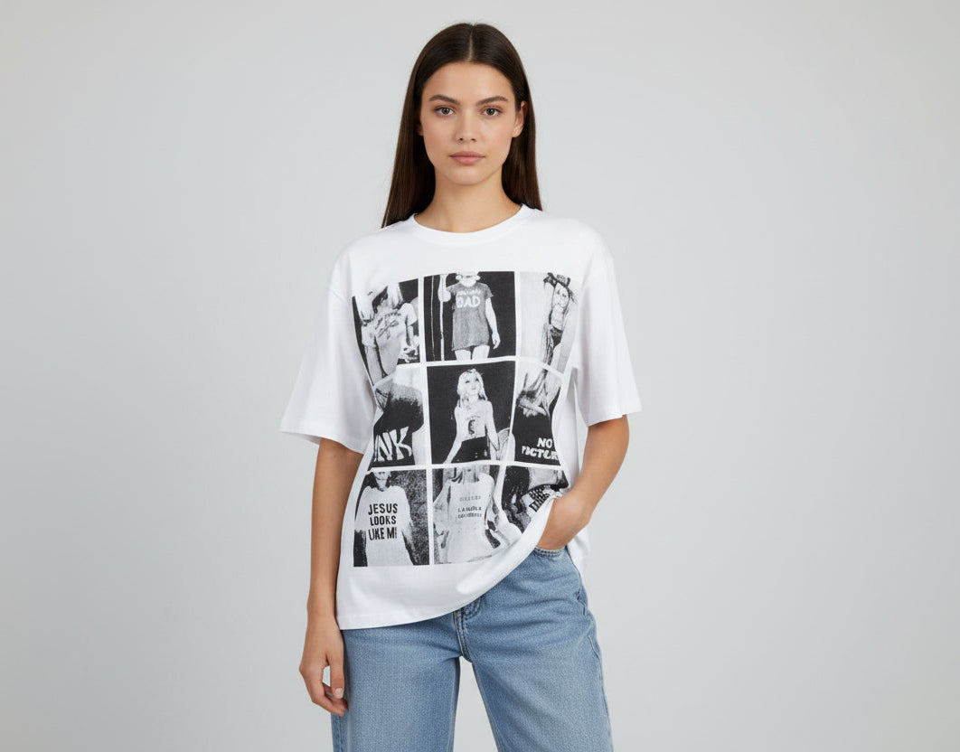 Polera Diseño Cuadros