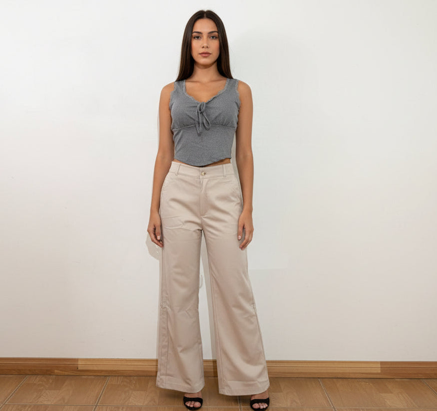 Pantalon sastrero Capri Recto