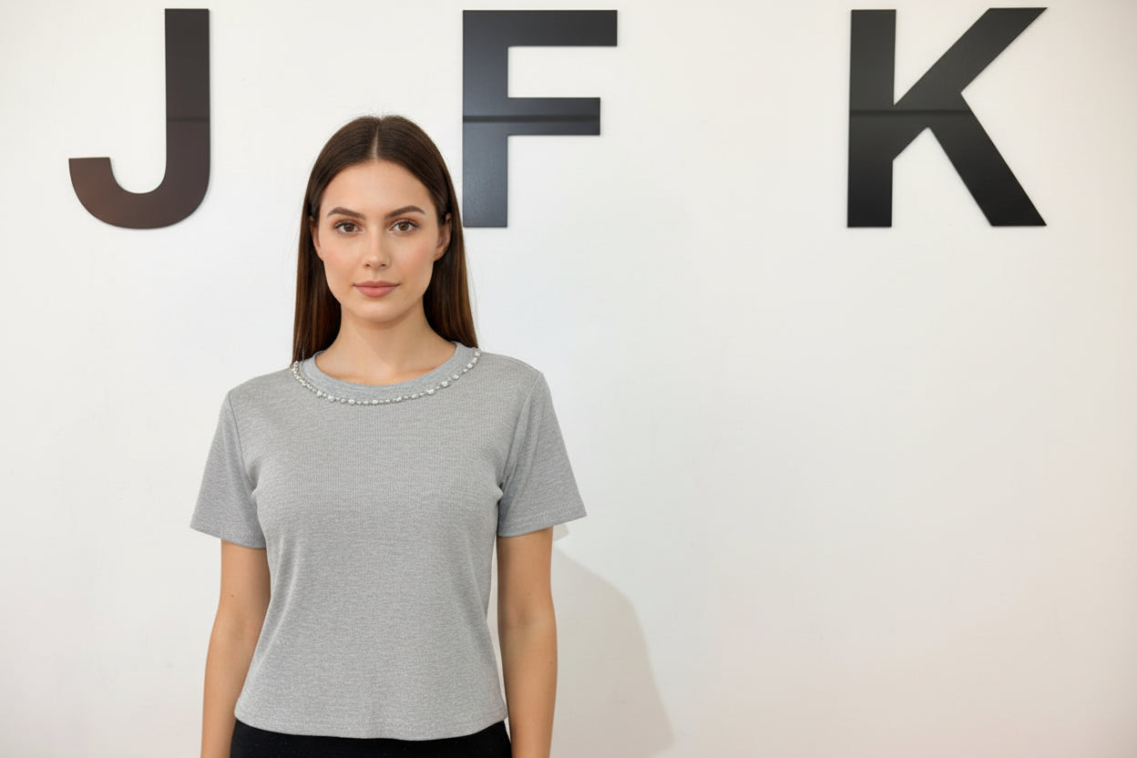 Polera con cristales