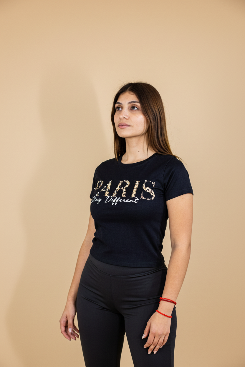 Polera París print