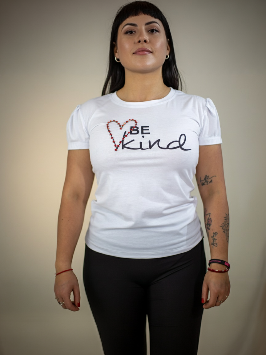 Polera Corazón Brillo